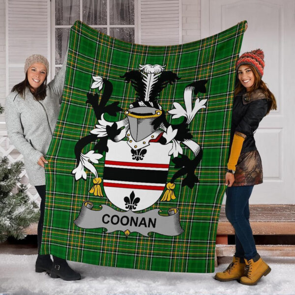 Ireland Premium Blanket - Coonan or O'Conan Ireland Blanket Irish National Tartan - Image 6