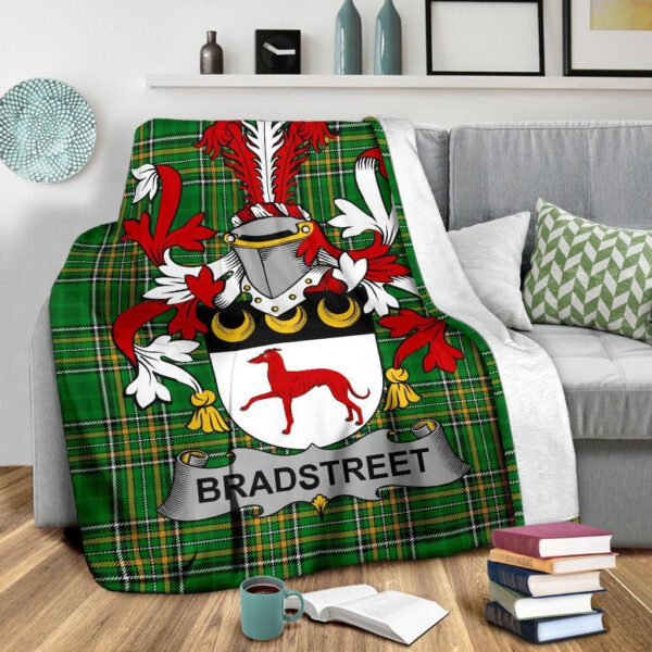 Ireland Premium Blanket - Bradstreet Ireland Blanket Irish National Tartan - Image 3