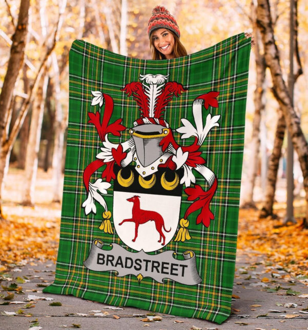 Ireland Premium Blanket - Bradstreet Ireland Blanket Irish National Tartan - Image 4