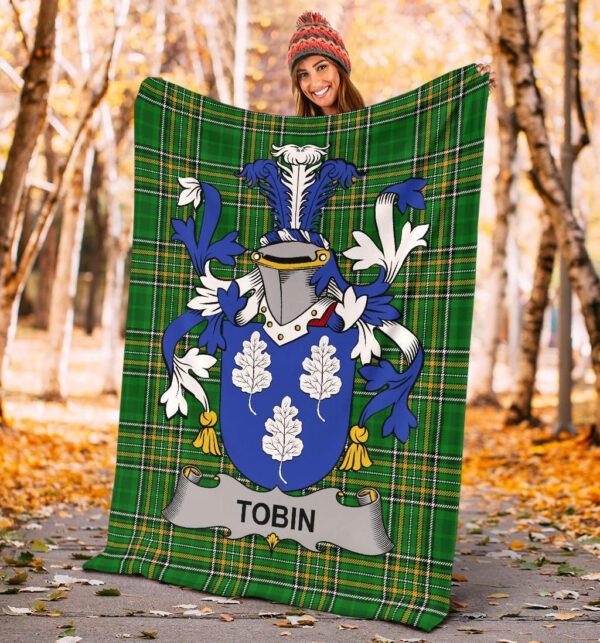 Ireland Premium Blanket - Tobin Ireland Blanket Irish National Tartan - Image 3