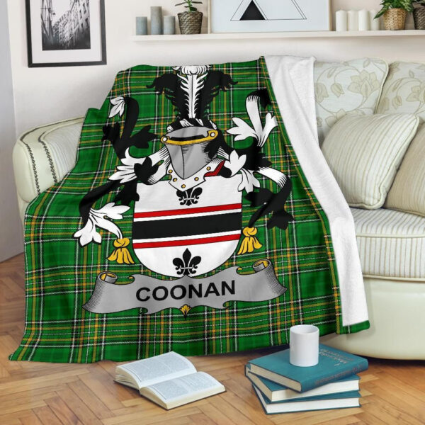 Ireland Premium Blanket - Coonan or O'Conan Ireland Blanket Irish National Tartan