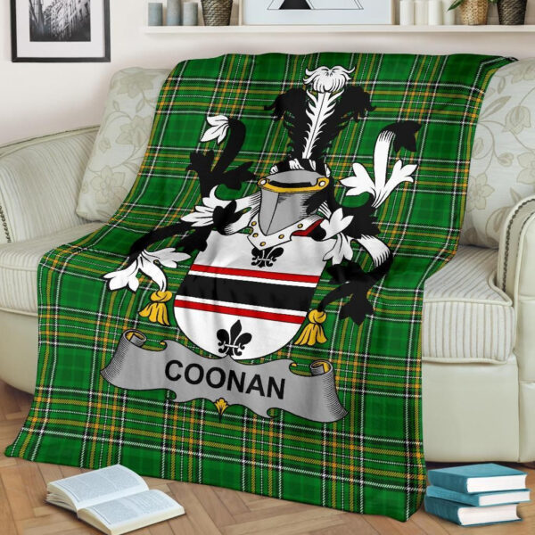 Ireland Premium Blanket - Coonan or O'Conan Ireland Blanket Irish National Tartan - Image 2