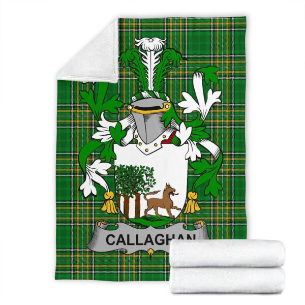 Ireland Premium Blanket - Callaghan or O'Callaghan Ireland Blanket Irish National Tartan - Image 7