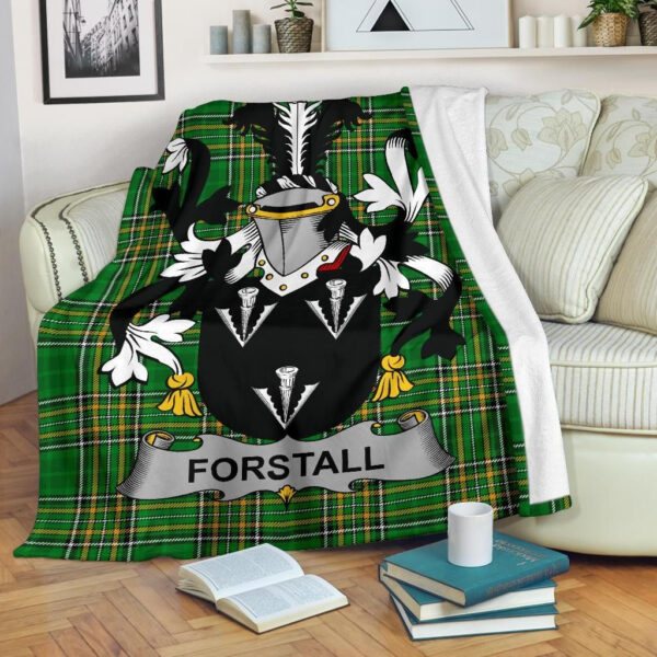 Ireland Premium Blanket - Forstall Ireland Blanket Irish National Tartan