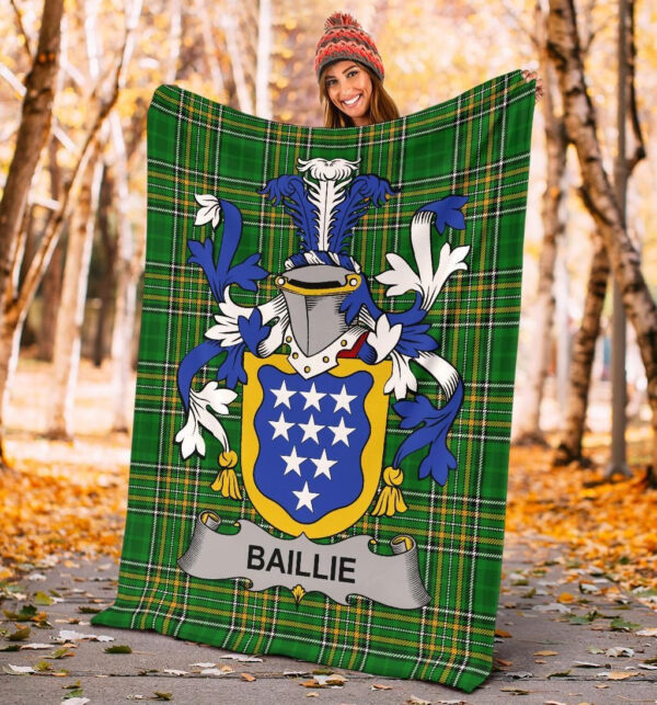 Ireland Premium Blanket - Baillie Ireland Blanket Irish National Tartan - Image 4