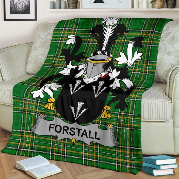 Ireland Premium Blanket - Forstall Ireland Blanket Irish National Tartan - Image 2