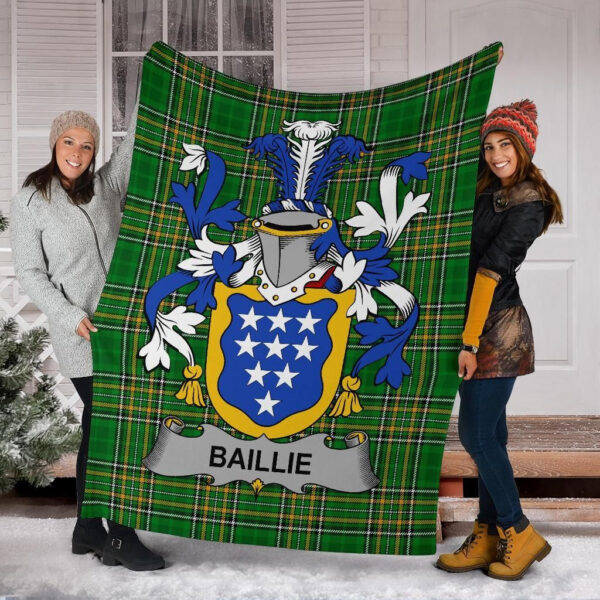 Ireland Premium Blanket - Baillie Ireland Blanket Irish National Tartan - Image 6