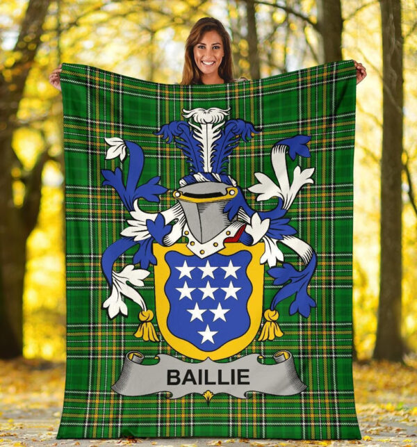 Ireland Premium Blanket - Baillie Ireland Blanket Irish National Tartan - Image 5