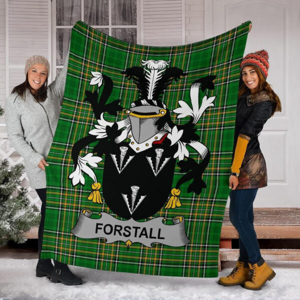 Ireland Premium Blanket - Forstall Ireland Blanket Irish National Tartan - Image 6