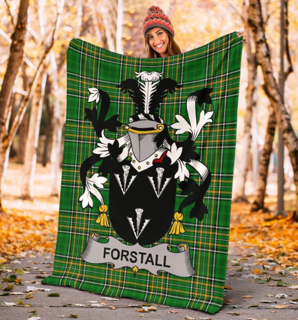 Ireland Premium Blanket - Forstall Ireland Blanket Irish National Tartan - Image 4