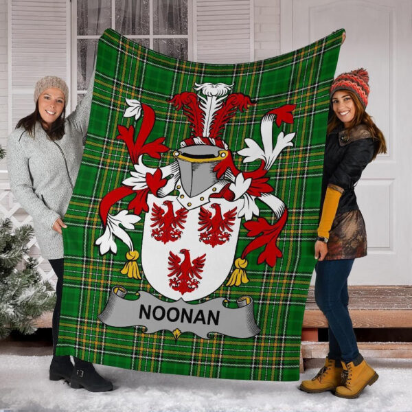 Ireland Premium Blanket - Noonan or O'Noonan Ireland Blanket Irish National Tartan - Image 6