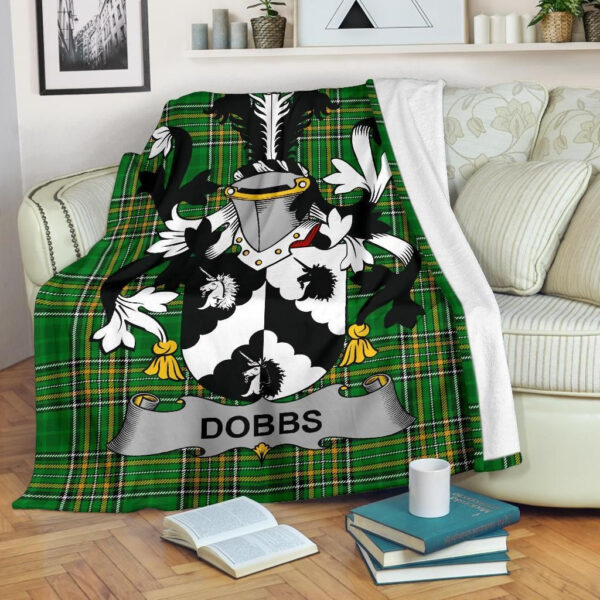 Ireland Premium Blanket - Dobbs Ireland Blanket Irish National Tartan