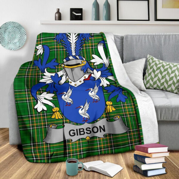 Ireland Premium Blanket - Gibson Ireland Blanket Irish National Tartan - Image 3