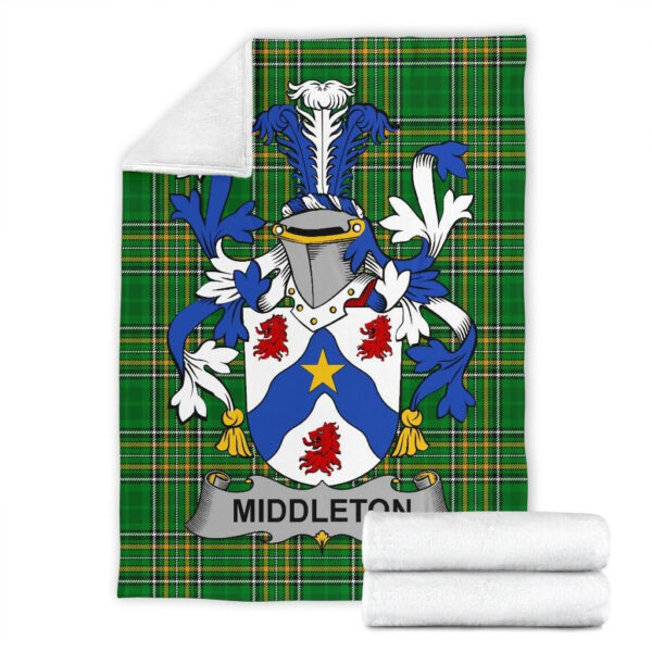 Ireland Premium Blanket - Middleton Ireland Blanket Irish National Tartan - Image 7