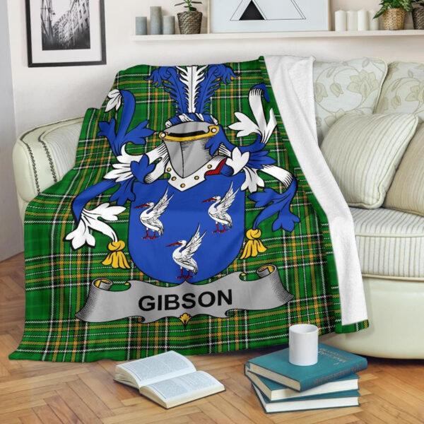 Ireland Premium Blanket - Gibson Ireland Blanket Irish National Tartan