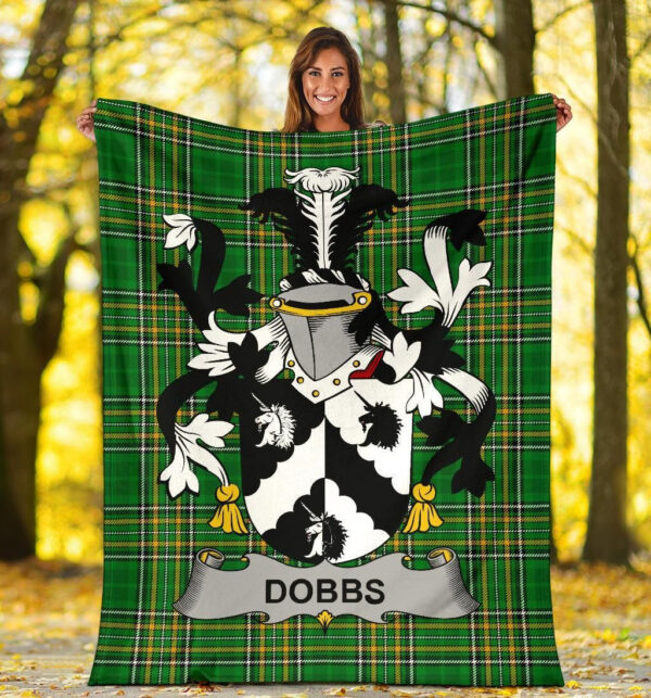 Ireland Premium Blanket - Dobbs Ireland Blanket Irish National Tartan - Image 5