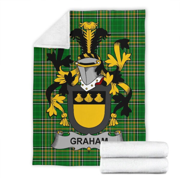 Ireland Premium Blanket - Graham or Grahan Ireland Blanket Irish National Tartan - Image 7