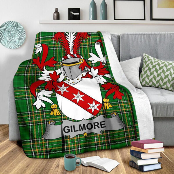 Ireland Premium Blanket - Gilmore Ireland Blanket Irish National Tartan - Image 3