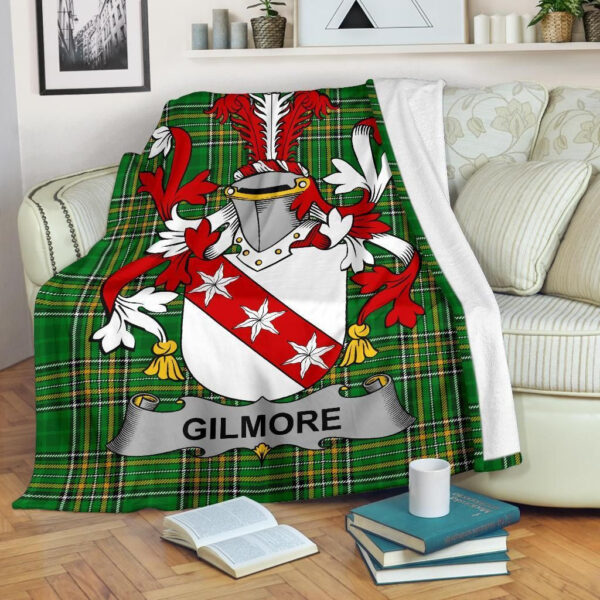 Ireland Premium Blanket - Gilmore Ireland Blanket Irish National Tartan