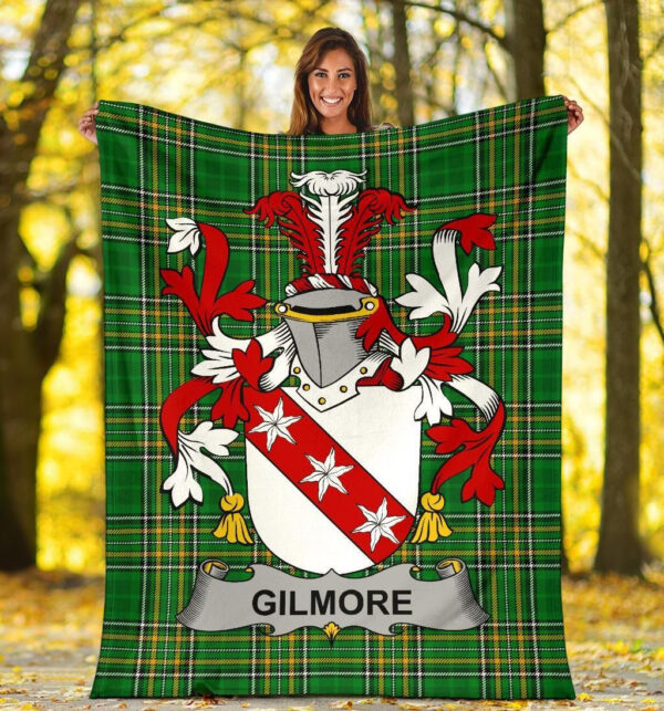 Ireland Premium Blanket - Gilmore Ireland Blanket Irish National Tartan - Image 5