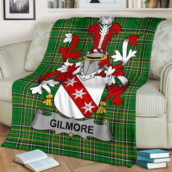 Ireland Premium Blanket - Gilmore Ireland Blanket Irish National Tartan - Image 2