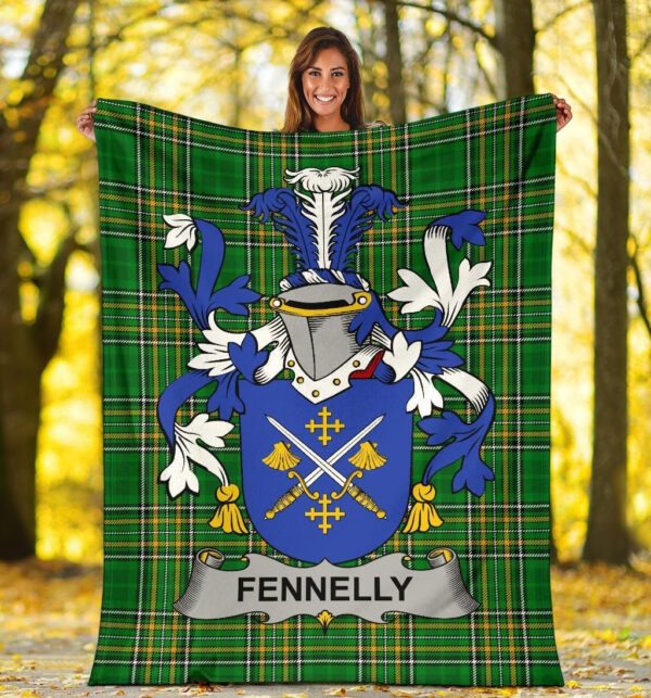 Ireland Premium Blanket - Fennelly or O'Fennelly Ireland Blanket Irish National Tartan - Image 4