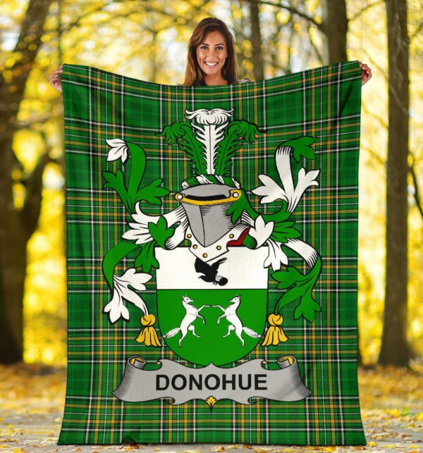 Ireland Premium Blanket - Donohue or O'Donohue Ireland Blanket Irish National Tartan - Image 5