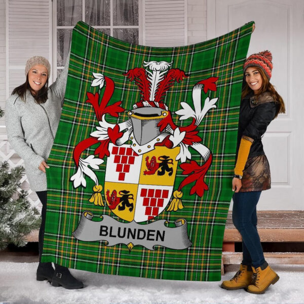 Ireland Premium Blanket - Blunden Ireland Blanket Irish National Tartan - Image 6