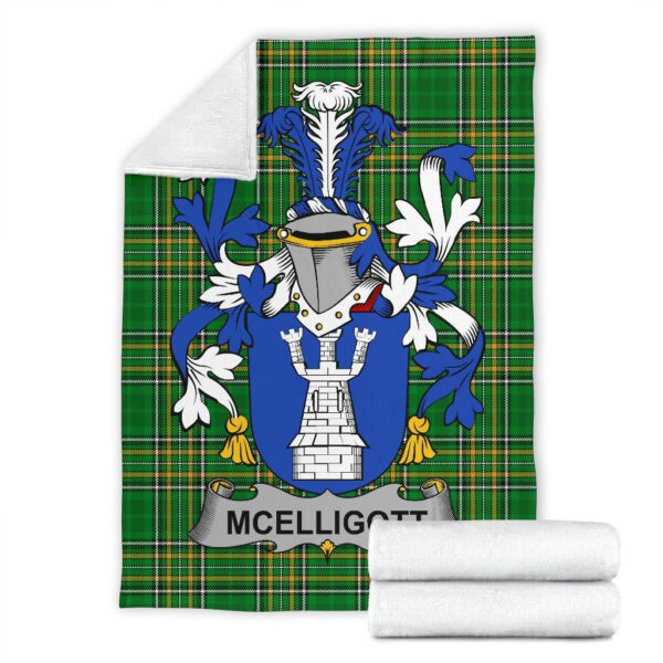 Ireland Premium Blanket - McElligott Ireland Blanket Irish National Tartan - Image 7