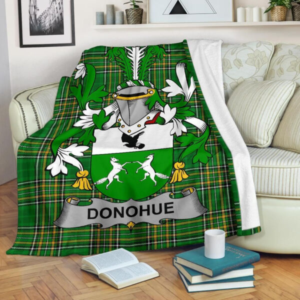 Ireland Premium Blanket - Donohue or O'Donohue Ireland Blanket Irish National Tartan