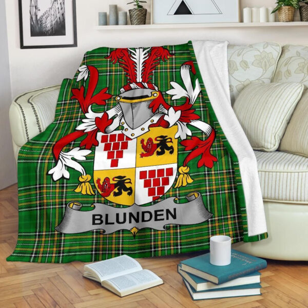 Ireland Premium Blanket - Blunden Ireland Blanket Irish National Tartan