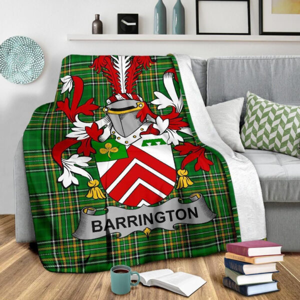 Ireland Premium Blanket - Barrington Ireland Blanket Irish National Tartan - Image 3