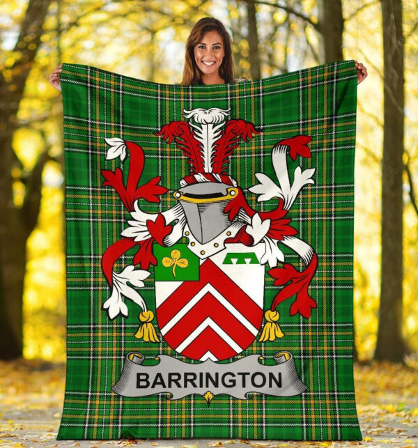 Ireland Premium Blanket - Barrington Ireland Blanket Irish National Tartan - Image 5