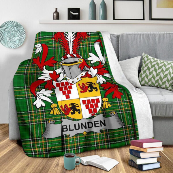 Ireland Premium Blanket - Blunden Ireland Blanket Irish National Tartan - Image 3