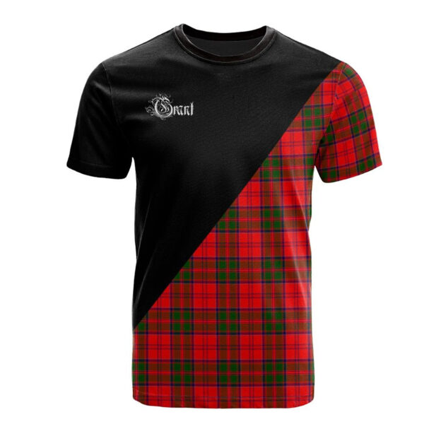 Grant Modern Clan T-Shirt, Scottish Tartan Grant Modern Clans T-Shirt Military Logo Style