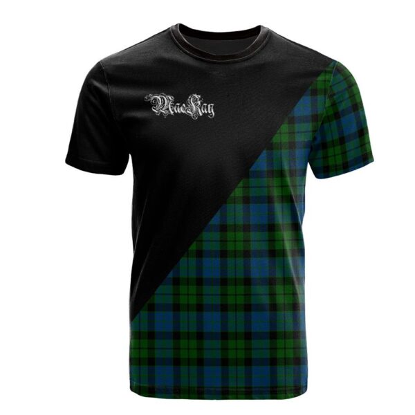 MacKay Modern Clan T-Shirt, Scottish Tartan MacKay Modern Clans T-Shirt Military Logo Style