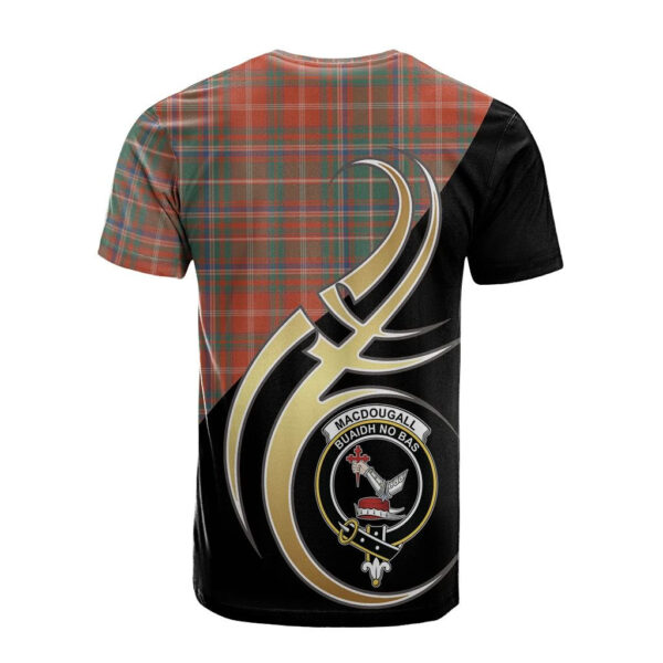 MacDougall Ancient Clan T-Shirt, Scottish Tartan MacDougall Ancient Clans T-Shirt Believe In Me Style - Image 2