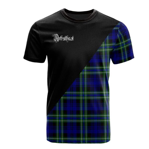 Arbuthnot Modern Clan T-Shirt, Scottish Tartan Arbuthnot Modern Clans T-Shirt Military Logo Style