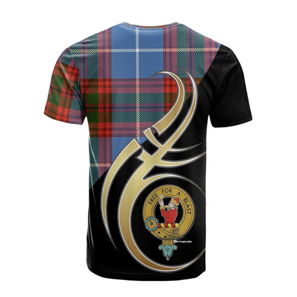 Pennycook Clan T-Shirt, Scottish Tartan Pennycook Clans T-Shirt Believe In Me Style - Image 2