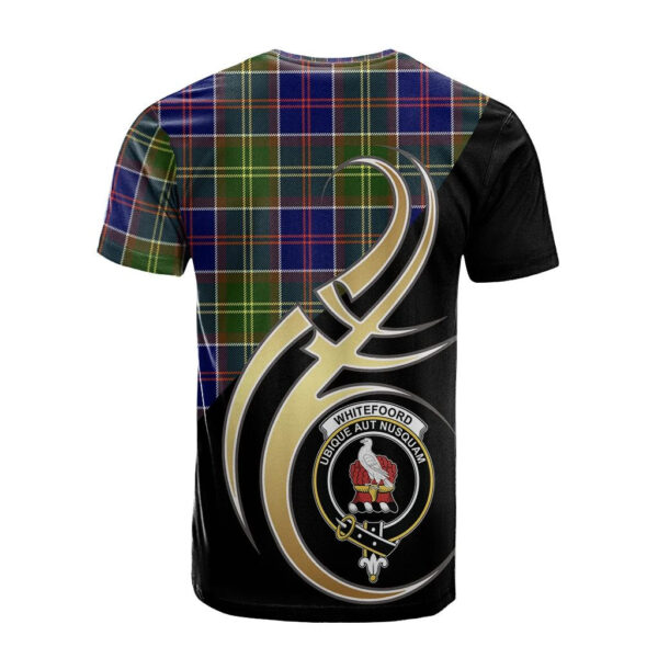 Whitefoord modern Clan T-Shirt, Scottish Tartan Whitefoord modern Clans T-Shirt Believe In Me Style - Image 2