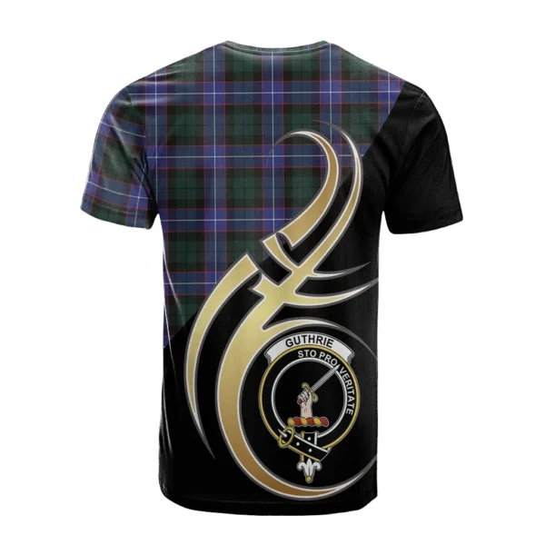 Guthrie Modern Clan T-Shirt, Scottish Tartan Guthrie Modern Clans T-Shirt Believe In Me Style - Image 2