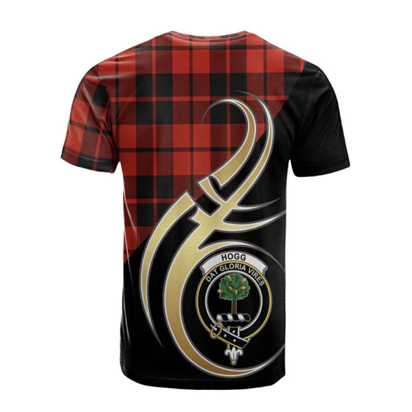 Hogg Clan T-Shirt, Scottish Tartan Hogg Clans T-Shirt Believe In Me Style - Image 2