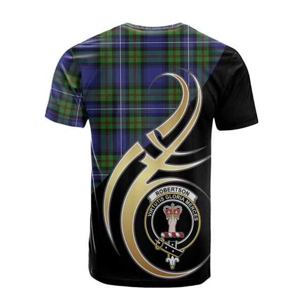 Robertson Hunting Modern Clan T-Shirt, Scottish Tartan Robertson Hunting Modern Clans T-Shirt Believe In Me Style - Image 2