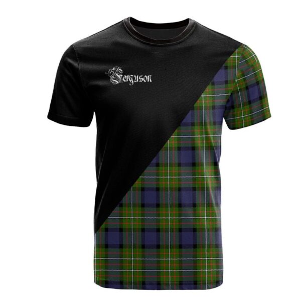 Ferguson Modern Clan T-Shirt, Scottish Tartan Ferguson Modern Clans T-Shirt Military Logo Style