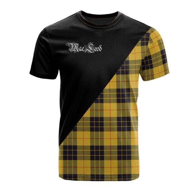 MacLeod of Lewis Ancient Clan T-Shirt, Scottish Tartan MacLeod of Lewis Ancient Clans T-Shirt Military Logo Style