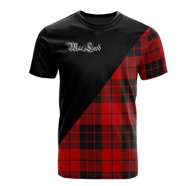 MacLeod of Raasay Clan T-Shirt, Scottish Tartan MacLeod of Raasay Clans T-Shirt Military Logo Style