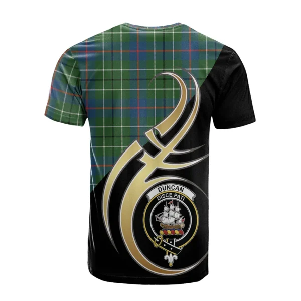 Duncan Ancient Clan T-Shirt, Scottish Tartan Duncan Ancient Clans T-Shirt Believe In Me Style - Image 2