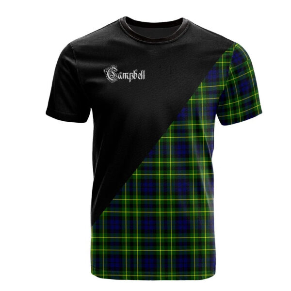 Campbell of Breadalbane Modern Clan T-Shirt, Scottish Tartan Campbell of Breadalbane Modern Clans T-Shirt Military Logo Style