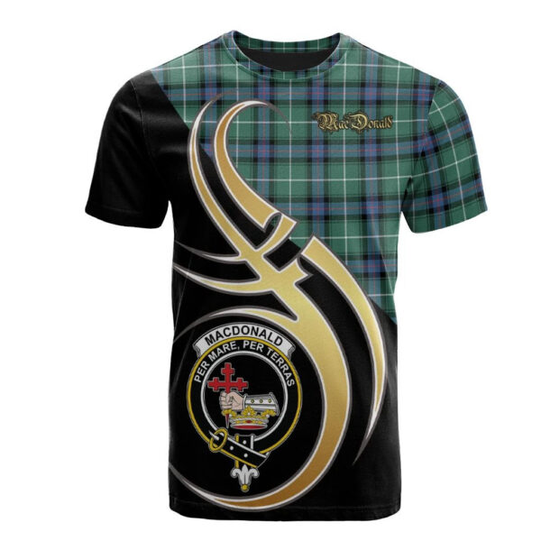 MacDonald of the Isles Hunting Ancient Clan T-Shirt, Scottish Tartan MacDonald of the Isles Hunting Ancient Clans T-Shirt Believe In Me Style