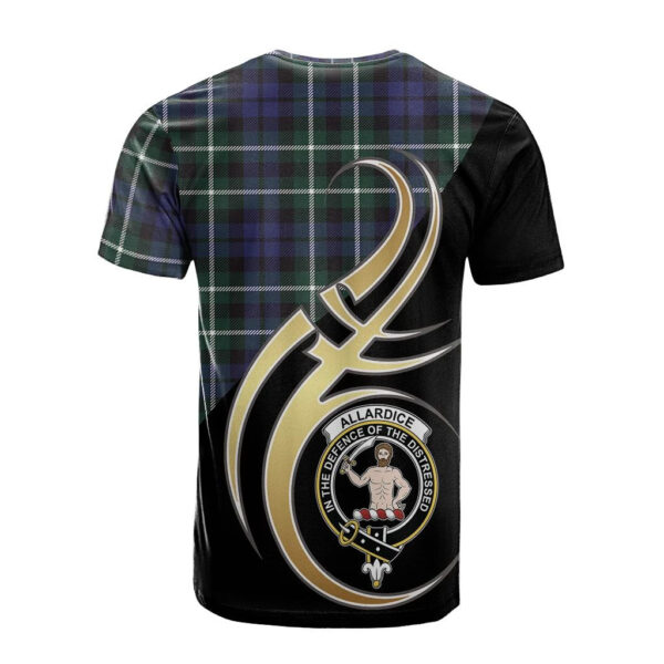 Allardice Clan T-Shirt, Scottish Tartan Allardice Clans T-Shirt Believe In Me Style - Image 2